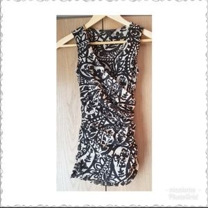 INC sleeveless wrap top